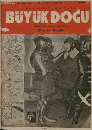 Büyük Doğu Dergisi 28 Nisan 1944 kapağı