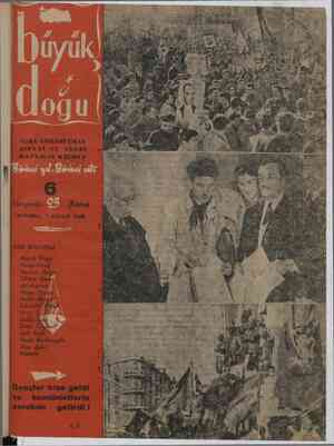 Büyük Doğu Dergisi 7 Aralık 1945 kapağı
