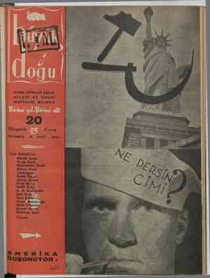 Büyük Doğu Dergisi 15 Mart 1946 kapağı