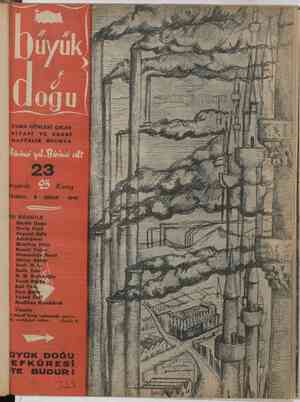 Büyük Doğu Dergisi 5 Nisan 1946 kapağı