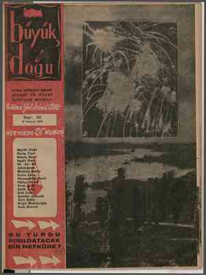 Büyük Doğu Dergisi 19 Temmuz 1946 kapağı