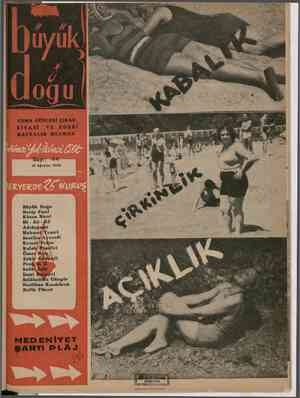 Büyük Doğu Dergisi 30 Ağustos 1946 kapağı