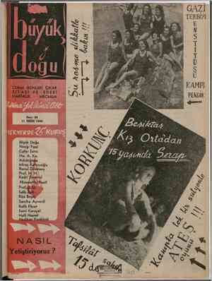 Büyük Doğu Dergisi 11 Ekim 1946 kapağı