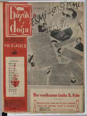 Büyük Doğu Dergisi 17 Ekim 1947 kapağı