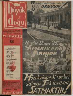 Büyük Doğu Dergisi 26 Mart 1948 kapağı