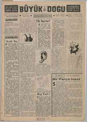 Büyük Doğu Dergisi 18 Mart 1949 kapağı