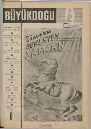 Büyük Doğu Dergisi 2 Aralık 1949 kapağı
