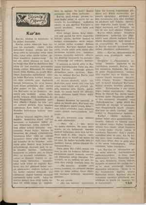    Kur'an Kuran, Allahın öz kelâmıdır; ve bu kelâm mucizedir. Kur'an nazmı itibariyle başlı bâ- şına bir mucizedir; çünkü...