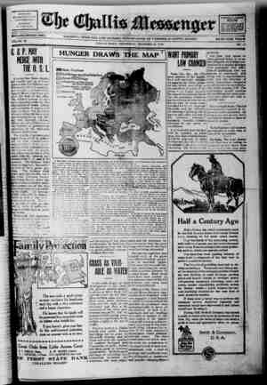 The Challis Messenger Newspaper 25 Aralık 1918 kapağı