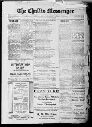 The Challis Messenger Newspaper 21 Mayıs 1919 kapağı