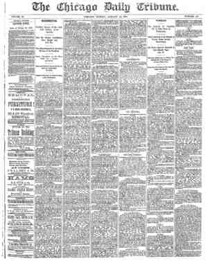 Chicago Daily Tribune Newspaper January 13, 1873 kapağı
