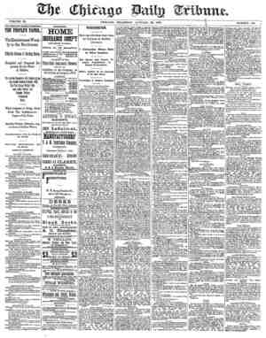 Chicago Daily Tribune Newspaper January 30, 1873 kapağı