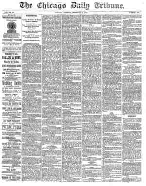 Chicago Daily Tribune Newspaper February 4, 1873 kapağı