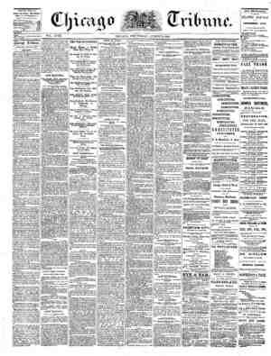 The Chicago Tribune Newspaper August 24, 1864 kapağı