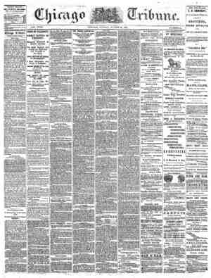 The Chicago Tribune Newspaper August 28, 1864 kapağı