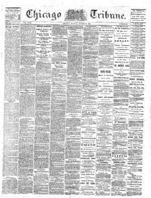 The Chicago Tribune Newspaper August 29, 1864 kapağı