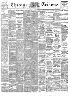 The Chicago Tribune Newspaper August 31, 1864 kapağı