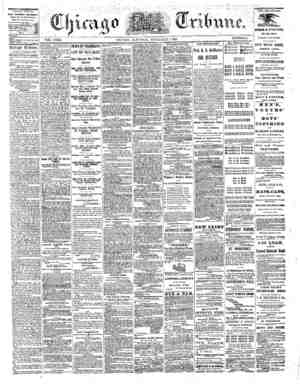 The Chicago Tribune Newspaper September 3, 1864 kapağı