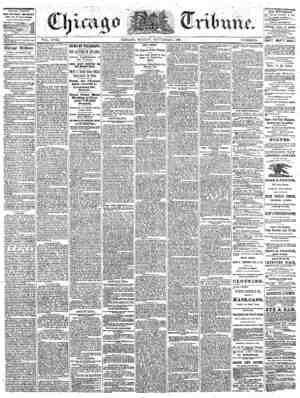 The Chicago Tribune Newspaper September 4, 1864 kapağı