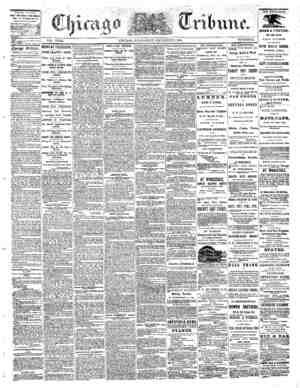 The Chicago Tribune Newspaper September 7, 1864 kapağı