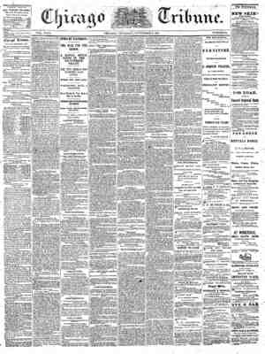 The Chicago Tribune Newspaper September 8, 1864 kapağı