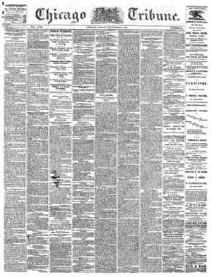 The Chicago Tribune Newspaper September 11, 1864 kapağı