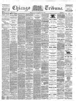 The Chicago Tribune Newspaper September 17, 1864 kapağı