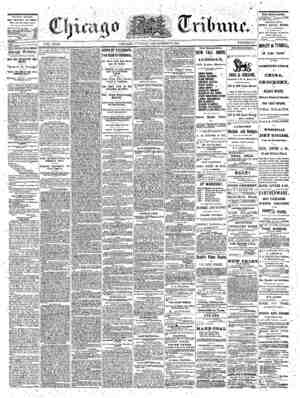 The Chicago Tribune Newspaper September 20, 1864 kapağı