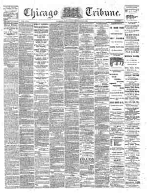 The Chicago Tribune Newspaper September 21, 1864 kapağı