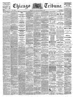 The Chicago Tribune Newspaper September 24, 1864 kapağı