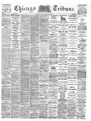 The Chicago Tribune Newspaper October 1, 1864 kapağı