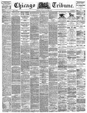 The Chicago Tribune Newspaper October 2, 1864 kapağı