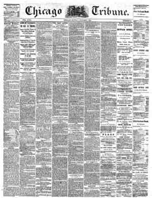 The Chicago Tribune Newspaper October 3, 1864 kapağı