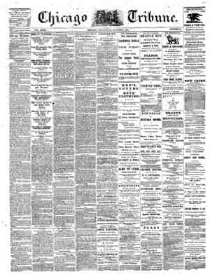The Chicago Tribune Newspaper October 5, 1864 kapağı