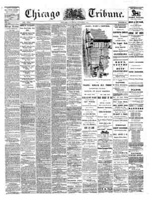 The Chicago Tribune Newspaper October 8, 1864 kapağı