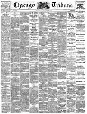 The Chicago Tribune Newspaper October 9, 1864 kapağı