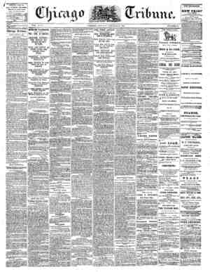 The Chicago Tribune Newspaper October 10, 1864 kapağı
