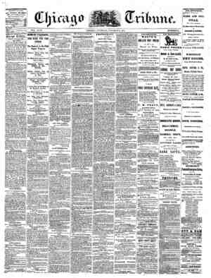 The Chicago Tribune Newspaper October 11, 1864 kapağı
