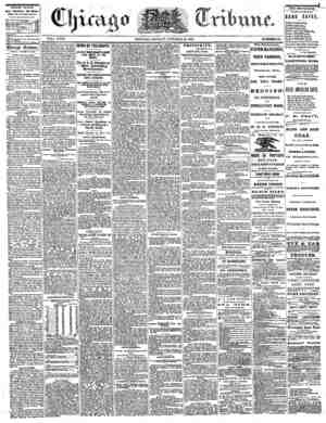 The Chicago Tribune Newspaper October 16, 1864 kapağı
