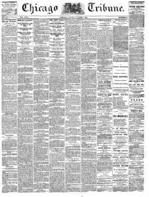 The Chicago Tribune Newspaper October 17, 1864 kapağı