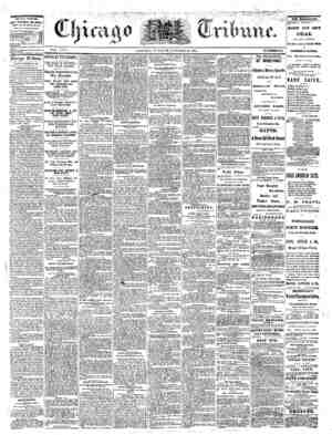 The Chicago Tribune Newspaper October 18, 1864 kapağı