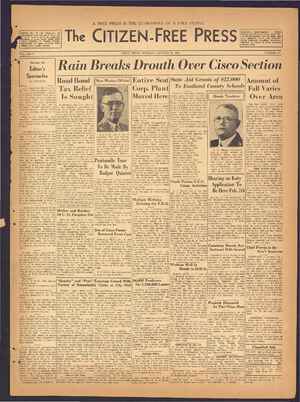 The Citizen-Free Press Newspaper January 20, 1935 kapağı