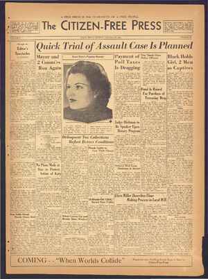 The Citizen-Free Press Newspaper January 27, 1935 kapağı