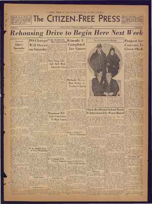 The Citizen-Free Press Gazetesi 14 Şubat 1935 kapağı