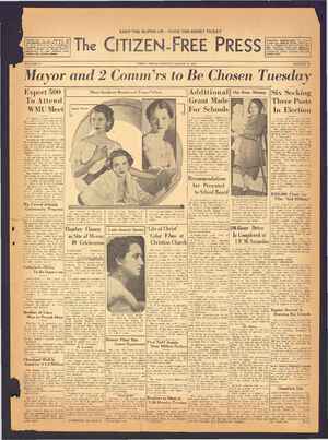 The Citizen-Free Press Newspaper March 31, 1935 kapağı