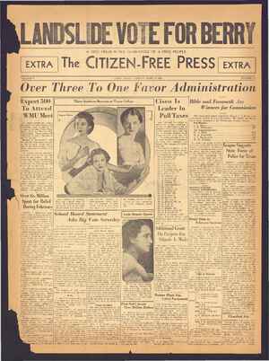 The Citizen-Free Press Newspaper April 2, 1935 kapağı