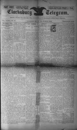 The Clarksburg Telegram Newspaper June 2, 1893 kapağı