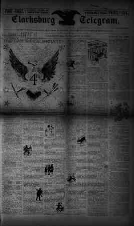The Clarksburg Telegram Newspaper July 7, 1893 kapağı