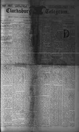 The Clarksburg Telegram Newspaper October 6, 1893 kapağı