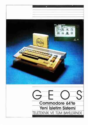    Commodore 64'te - Yeni İşletim Sistemi TELETEKNİK VE TÜM BAYİLERİNDE Ş  ...